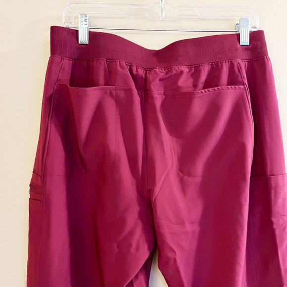 NWT Landau Forward 5-Pocket Rib Knit Waistband Cargo Scrub Pant Petite M… - Picture 4 of 8